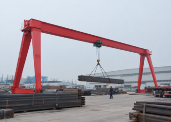 MH electric hoist gantry crane for steel lifting MH electric hoist gantry crane for steel lifting