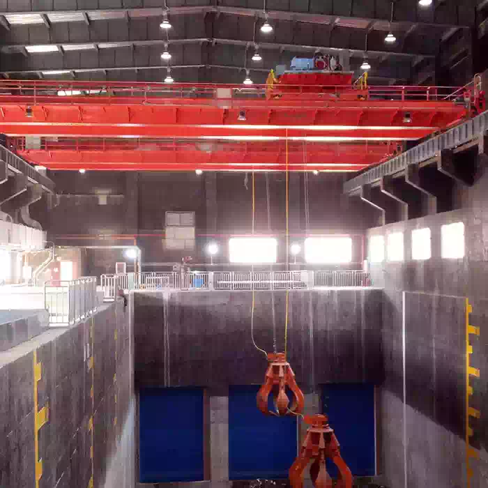 Garbage grab bridge crane project of a certain environmental engineering company