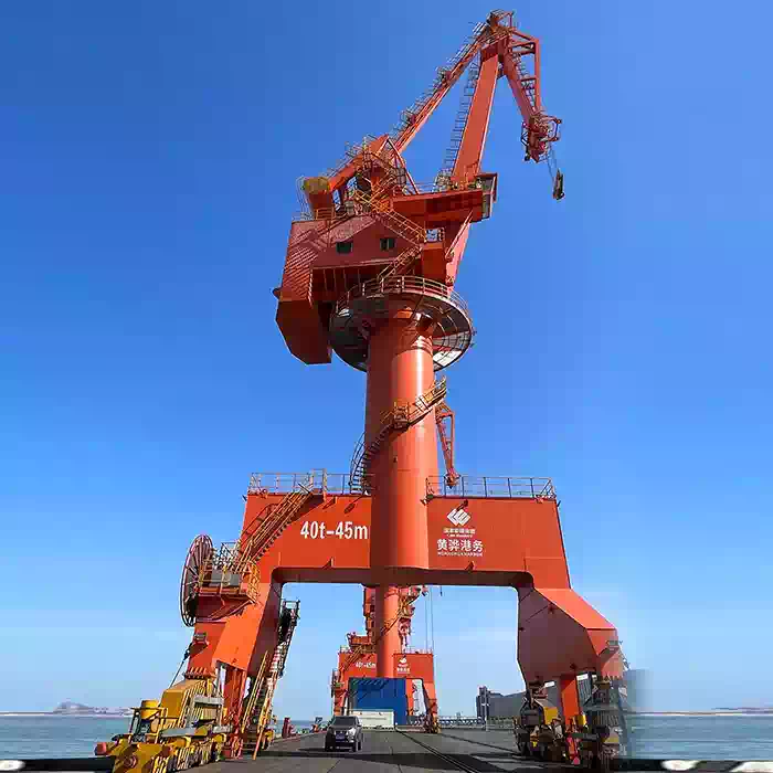 Four link gantry crane for Huanghua Port project